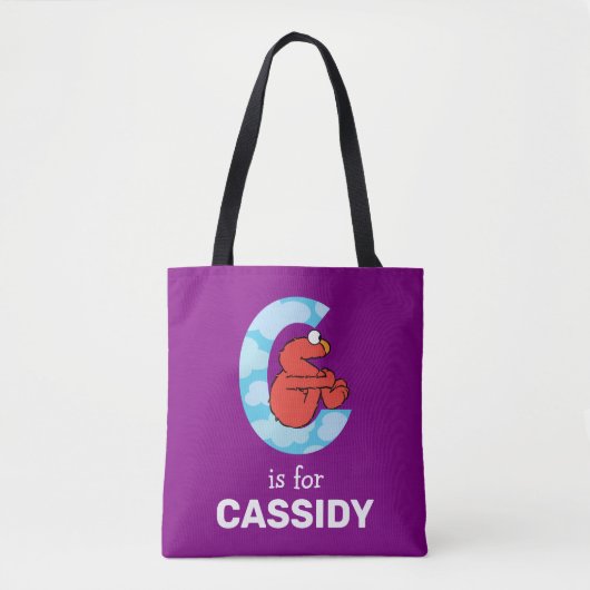 Elmo Alphabet | C Wolken Tote Bag (Voorkant)