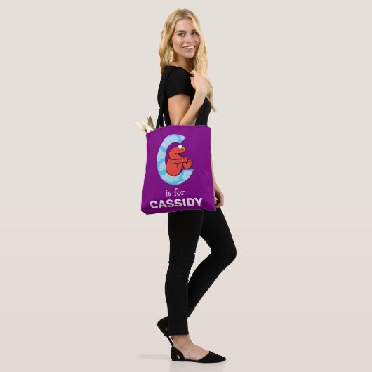Elmo Alphabet | C Wolken Tote Bag (Op model)