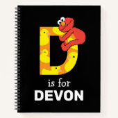 Elmo Alphabet | D Duck Notitieboek (Voorkant)