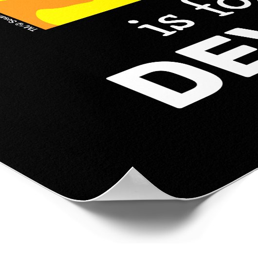 Elmo Alphabet | D Duck Poster (Hoek)