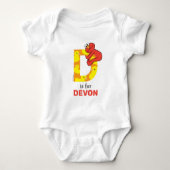 Elmo Alphabet | D Duck Romper (Voorkant)