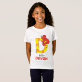 Elmo Alphabet | D Duck T-shirt (Voorkant volledig)