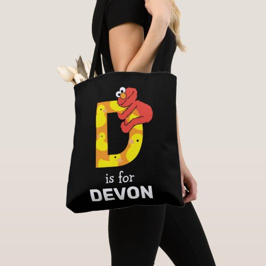 Elmo Alphabet | D Duck Tote Bag (Dichtbij)