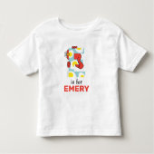 Elmo Alphabet | E Eieren Kinder Shirts (Voorkant)