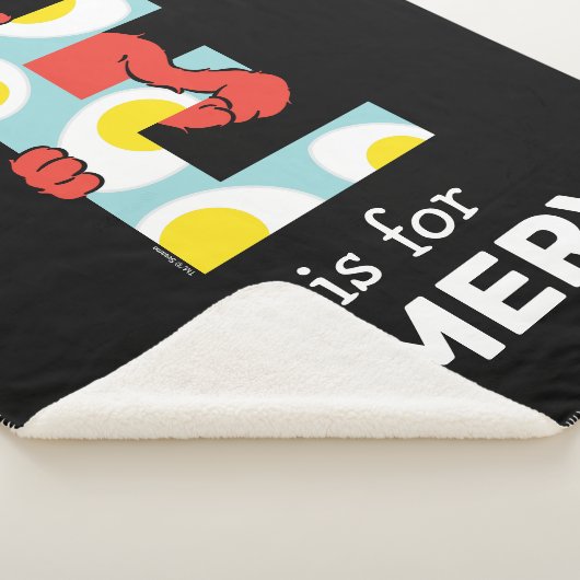 Elmo Alphabet | E Eieren Sherpa Deken (3/4)
