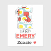 Elmo Alphabet | E Eieren Sticker (Vel)