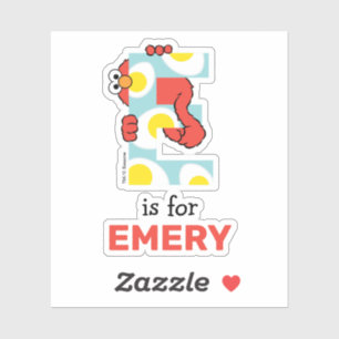 Elmo Alphabet   E Eieren Sticker