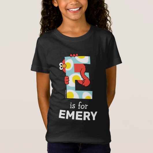 Elmo Alphabet | E Eieren T-shirt (Voorkant)