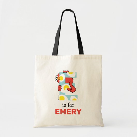 Elmo Alphabet | E Eieren Tote Bag (Voorkant)