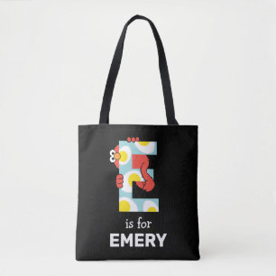 Elmo Alphabet   E Eieren Tote Bag