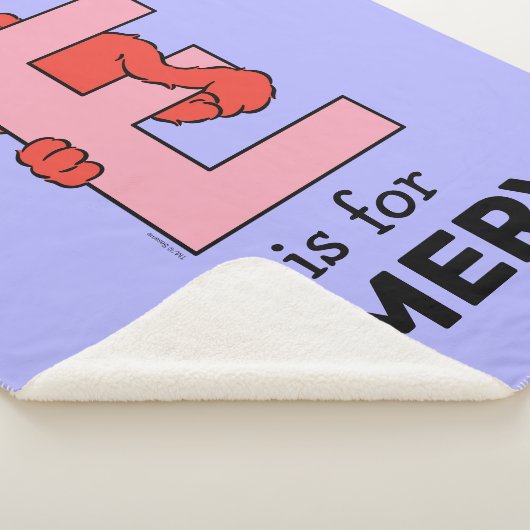 Elmo Alphabet | E Roze Sherpa Deken (3/4)