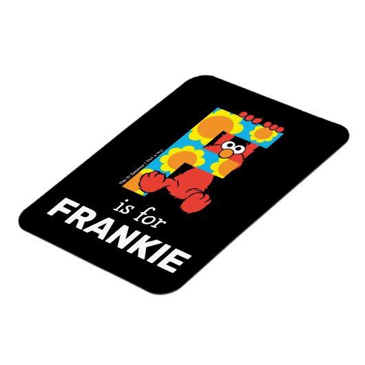 Elmo Alphabet | F Bloemen Magneet (Linkerzijde)