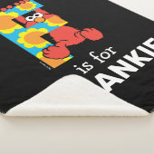 Elmo Alphabet | F Bloemen Sherpa Deken (3/4)