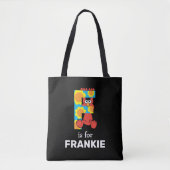 Elmo Alphabet | F Bloemen Tote Bag (Voorkant)