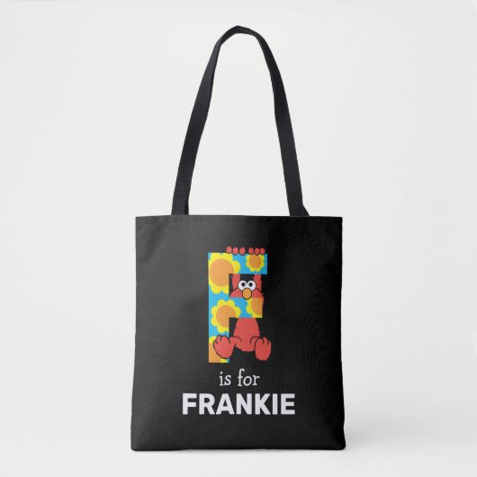 Elmo Alphabet | F Bloemen Tote Bag (Voorkant)