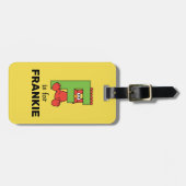 Elmo Alphabet | F Groen Bagagelabel (Voorkant horizontaal)