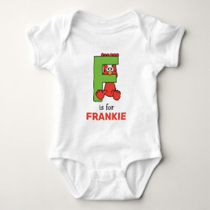 Elmo Alphabet   F Groen Romper