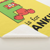 Elmo Alphabet | F Groen Sherpa Deken (3/4)