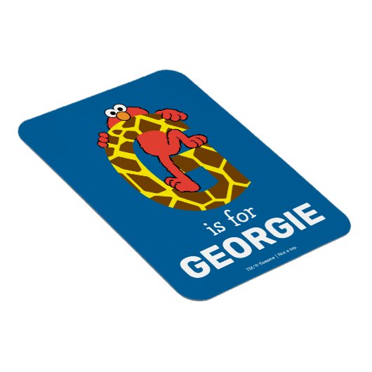 Elmo Alphabet | G GIRAFFE Magneet (Rechterzijde)