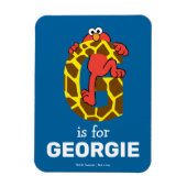 Elmo Alphabet | G GIRAFFE Magneet (Verticaal)