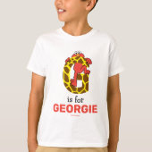 Elmo Alphabet | G GIRAFFE T-shirt (Voorkant)
