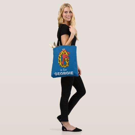 Elmo Alphabet | G GIRAFFE Tote Bag (Op model)