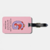 Elmo Alphabet | G PAARS Bagagelabel (Achterkant horizontaal)