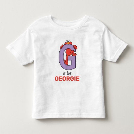 Elmo Alphabet | G PAARS Kinder Shirts (Voorkant)