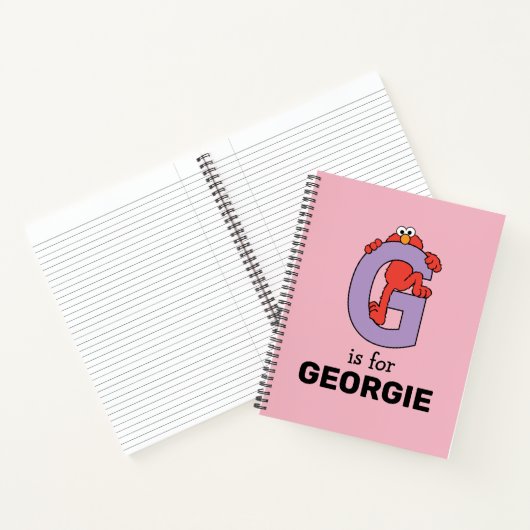 Elmo Alphabet | G PAARS Notitieboek (Binnen)
