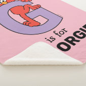 Elmo Alphabet | G PAARS Sherpa Deken (3/4)