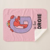 Elmo Alphabet | G PAARS Sherpa Deken (Voorkant (horizontaal))