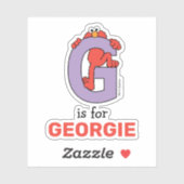 Elmo Alphabet | G PAARS Sticker (Vel)