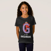 Elmo Alphabet | G PAARS T-shirt (Voorkant volledig)