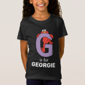 Elmo Alphabet | G PAARS T-shirt (Voorkant)