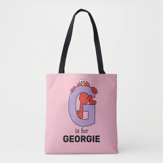 Elmo Alphabet | G PAARS Tote Bag (Voorkant)