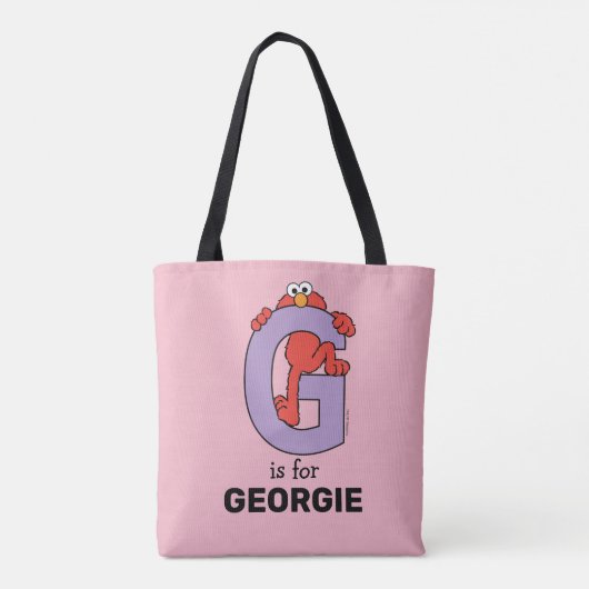 Elmo Alphabet | G PAARS Tote Bag (Achterkant)