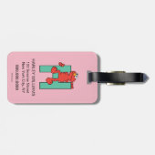 Elmo Alphabet | H Groen Bagagelabel (Achterkant horizontaal)