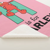 Elmo Alphabet | H Groen Sherpa Deken (3/4)