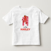 Elmo Alphabet | H Hoorten Kinder Shirts (Voorkant)