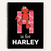 Elmo Alphabet | H Hoorten Notitieboek (Voorkant)