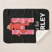 Elmo Alphabet | H Hoorten Sherpa Deken (Voorkant (horizontaal))