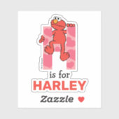 Elmo Alphabet | H Hoorten Sticker (Vel)