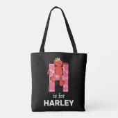 Elmo Alphabet | H Hoorten Tote Bag (Achterkant)