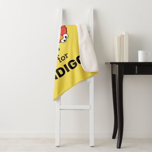 Elmo Alphabet | I Blauw Sherpa Deken (In situ)