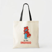 Elmo Alphabet | I Blauw Tote Bag (Voorkant)