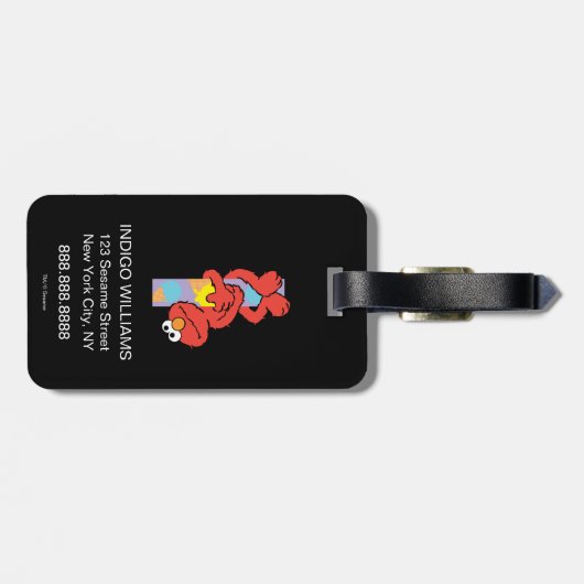 Elmo Alphabet | I Ice Cream Bagagelabel (Achterkant horizontaal)