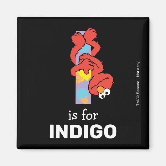 Elmo Alphabet | I Ice Cream Magneet (Voorkant)
