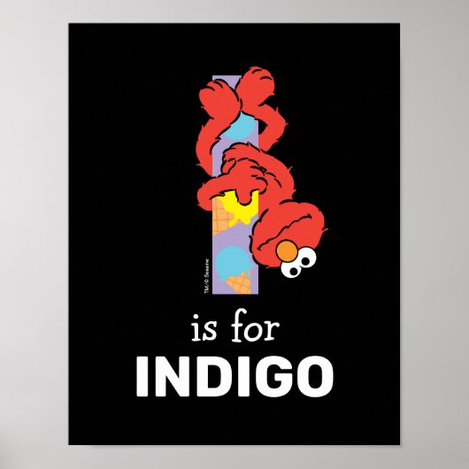 Elmo Alphabet | I Ice Cream Poster (Voorkant)