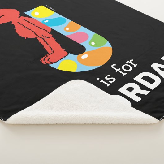 Elmo Alphabet | J Jelly Bean Sherpa Deken (3/4)