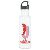 Elmo Alphabet | J Roze Waterfles (Voorkant)